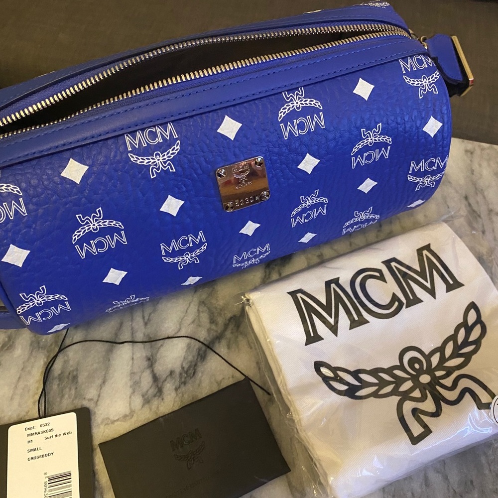 MCM Visetos Crossbody Small